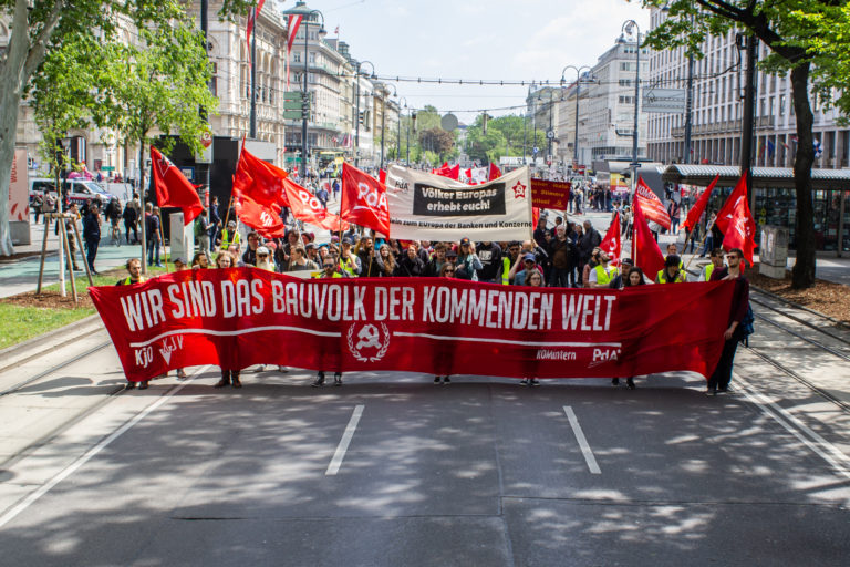 Die Partei der Arbeit zum 1. Mai in Epidemiezeiten