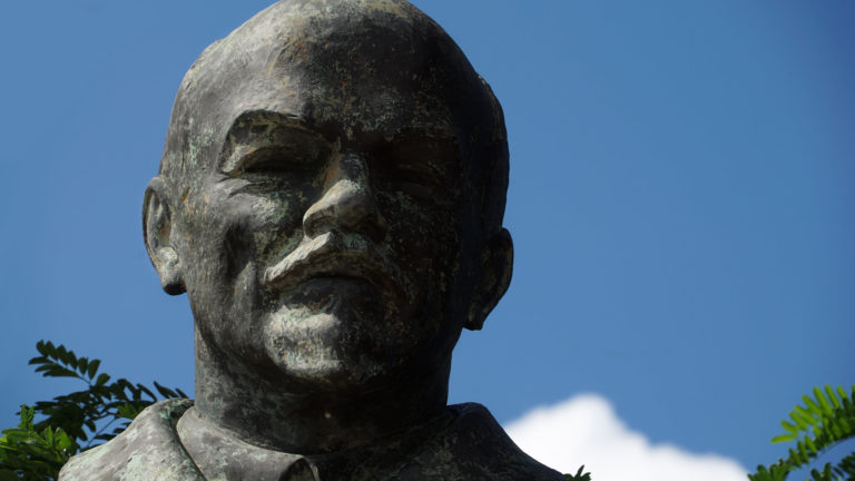 Ein Lenin-Denkmal in der BRD