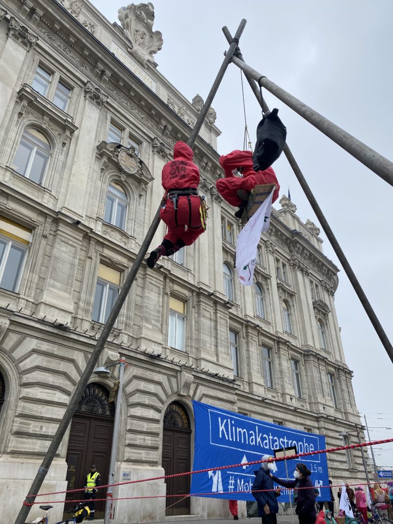 Klimaprotest am richtigen Ort