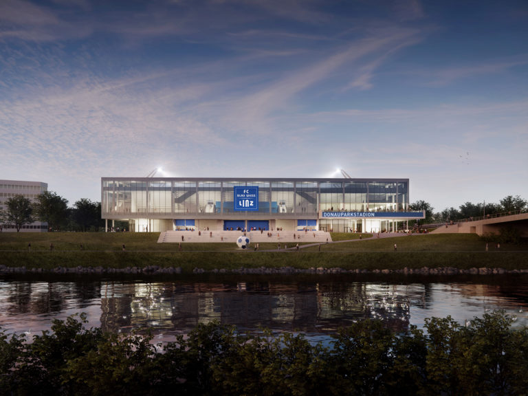 Vom Gemeinderat abgesegnet: FC Blau-Weiß Linz bekommt neues Donauparkstadion