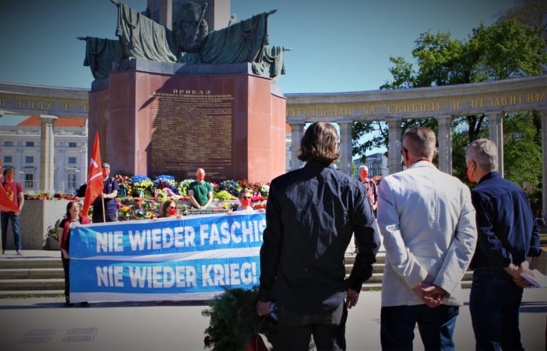 Erinnerung an den antifaschistischen Sieg der Völker in Wien