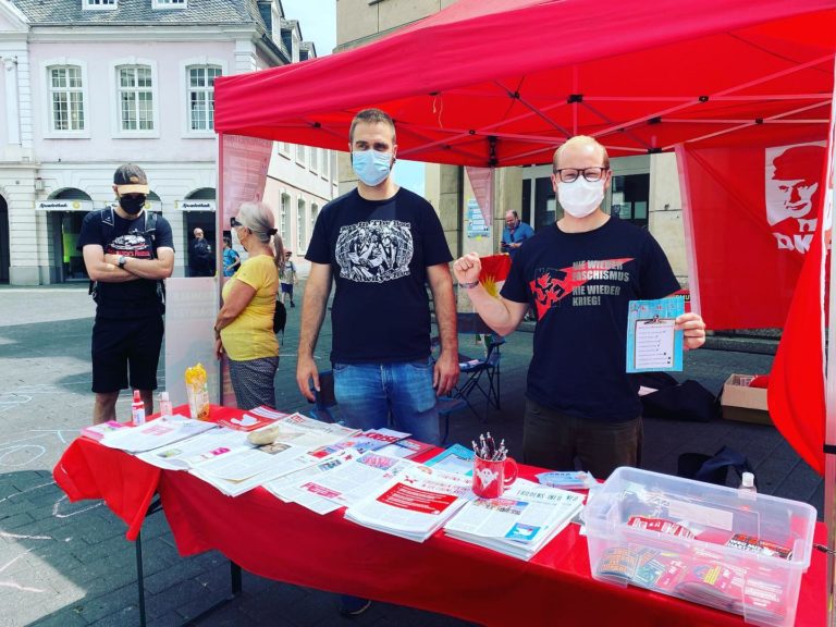 „Kaltes DKP-Verbot“ droht – Solidaritätserklärung der PdA