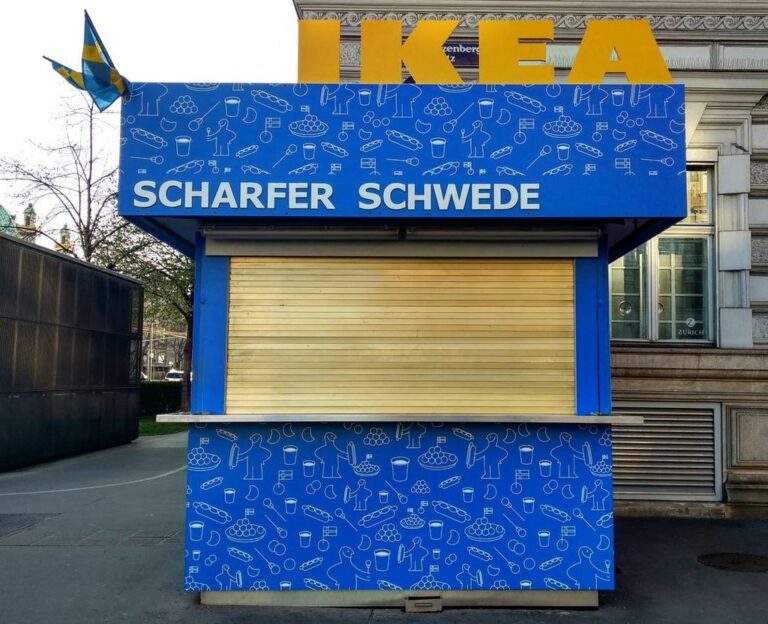 IKEA am Westbahnhof im dürftigen Öko-Kostüm