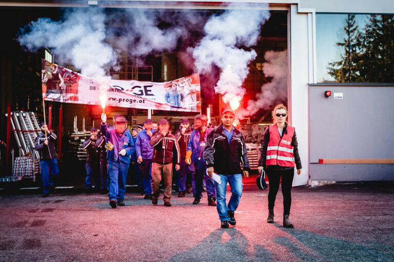 Warnstreiks in metalltechnischer Industrie haben begonnen