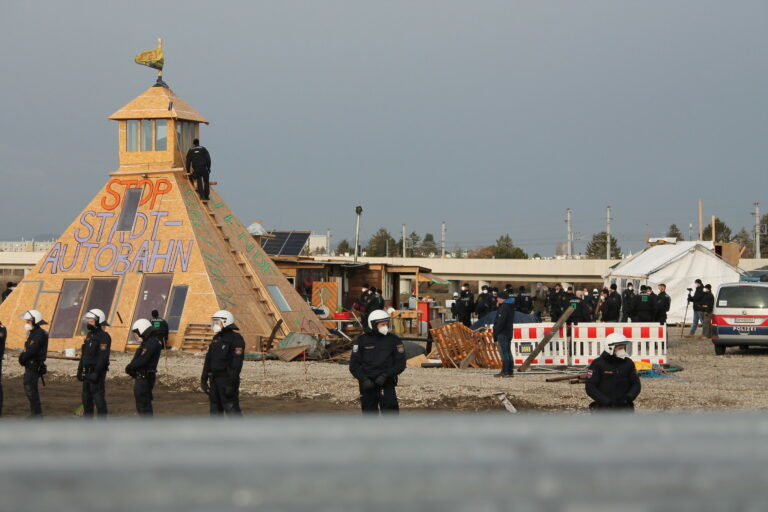 Wiener SPÖ lässt Lobau-Protestcamp räumen