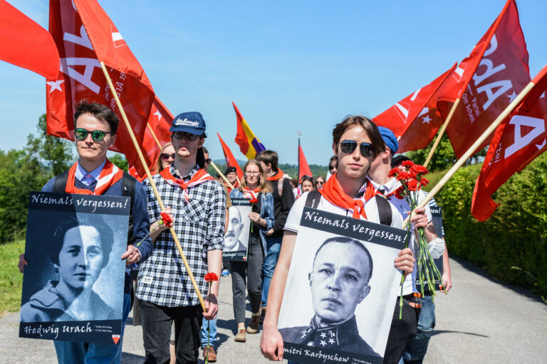 Gedenken in Mauthausen