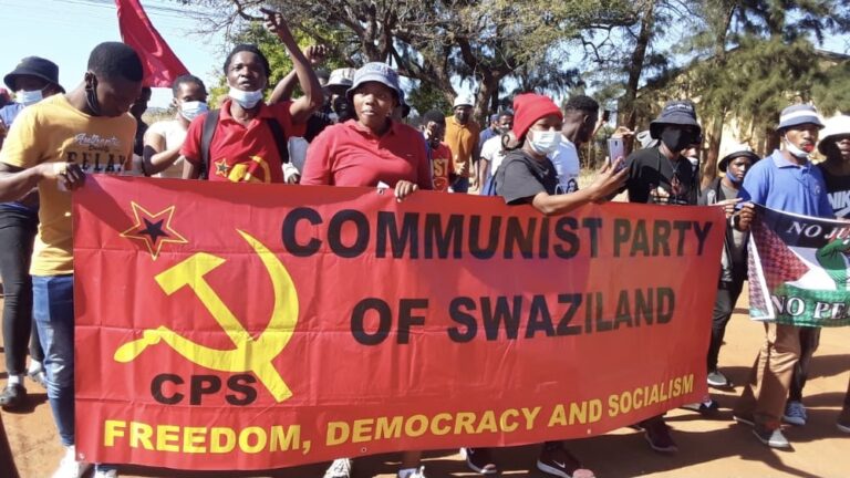 Sicherheitskräfte in Swasiland eröffneten das Feuer auf Aktivisten der Kommunistischen Partei