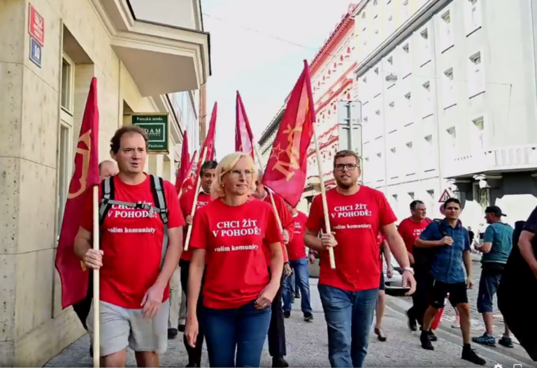 Proteste gegen Teuerung in Prag