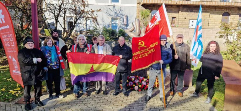 KP Luxemburgs gegen Missbrauch des Gedenkens an Spanienkämpfer