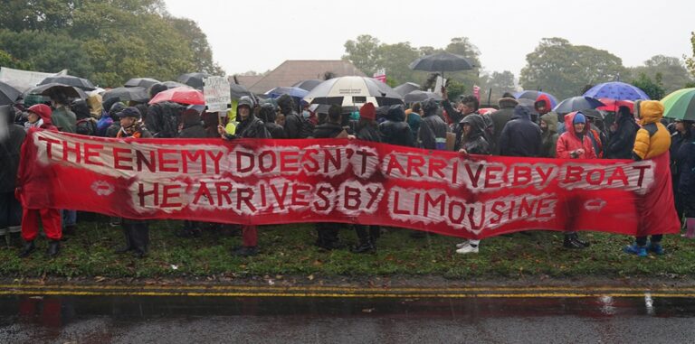 Solidaritätsdemo für Asylwerber in Kent