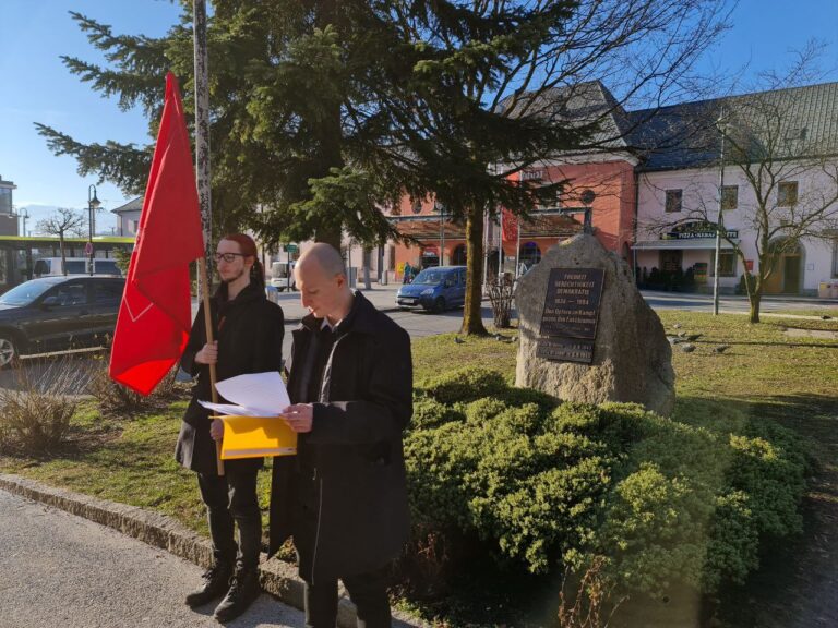 Gedenken in Wörgl