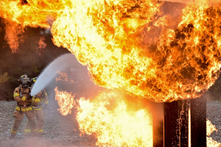 Silo-Großbrand in Schwechat