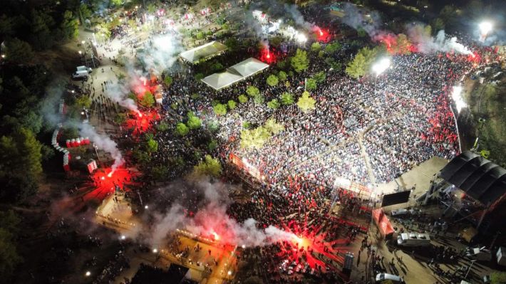 Die Jugendfront auf dem 49. Odigitis-Festival der KNE