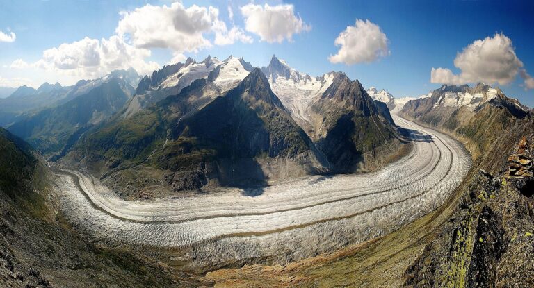 Schweizer Gletscher mit Rekordrückgang