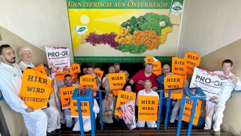 Warnstreik bei Tiefkühlproduzenten Ardo