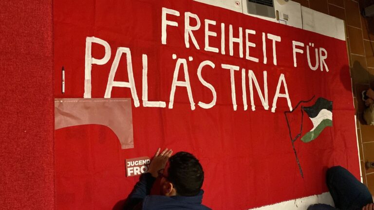 Wien: Solidaritätskundgebung für Palästina und die israelische Friedensbewegung am 18.10.