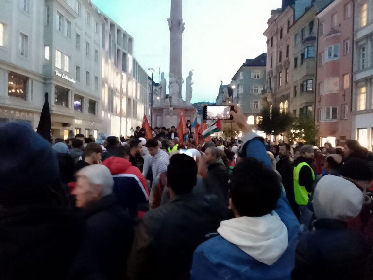 Innsbruck: Solidaritätskundgebung mit Palästina