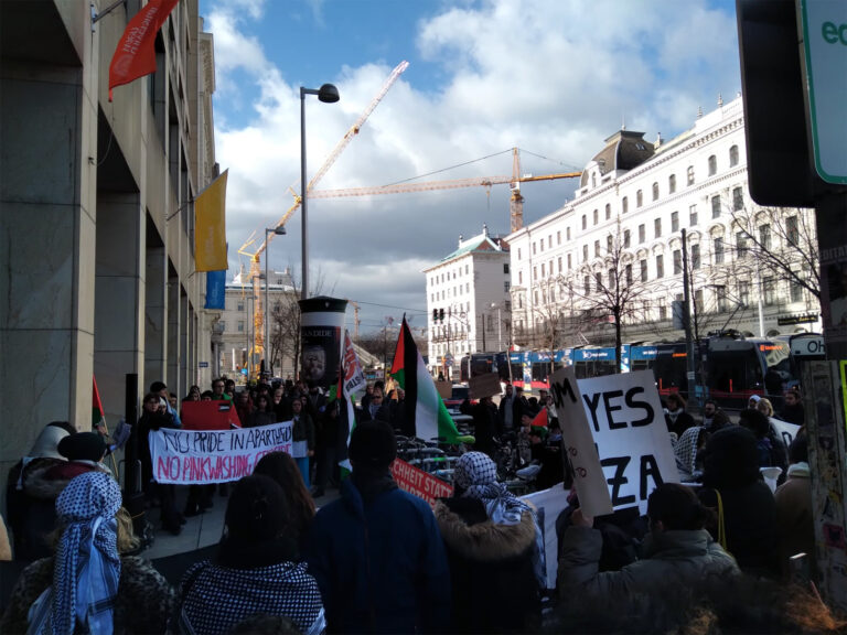 Wien: Antideutsche Provokation bei Palästina-Kundgebung