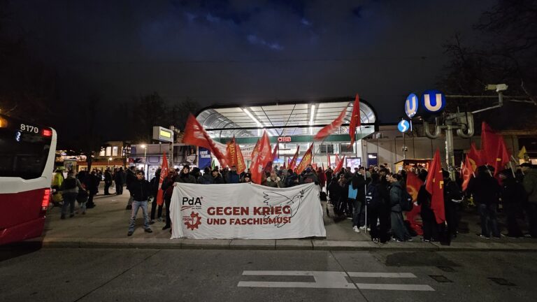 Demonstration zum Februar 1934 in Wien