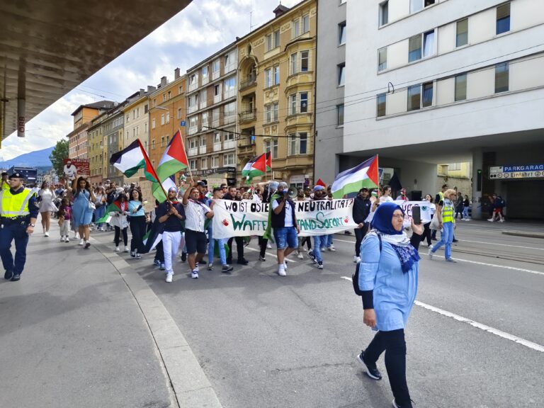 Innsbruck: Solidarität mit Palästina