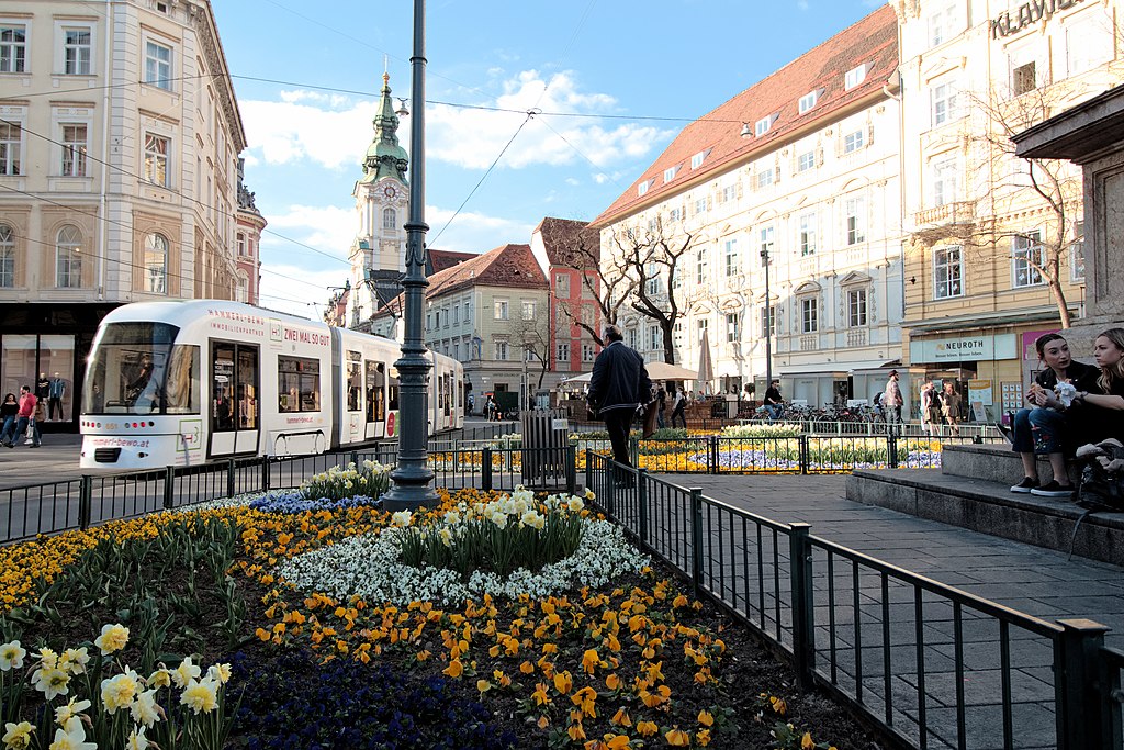 Plakatfälscher am Werk