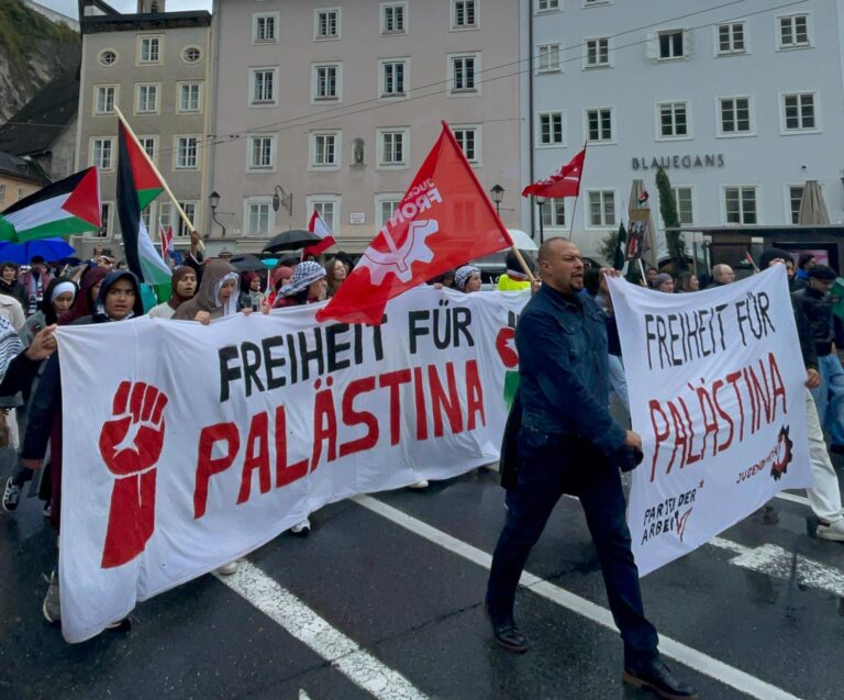 Palästina-Demonstration in Salzburg