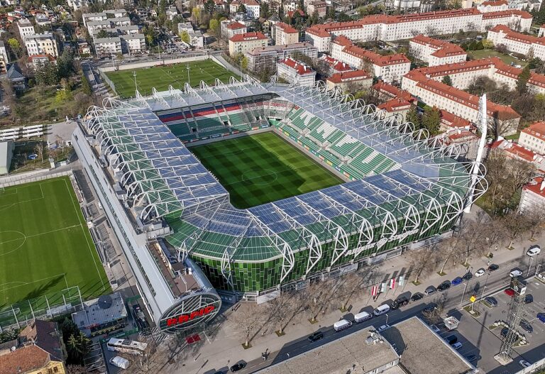 Armutsbekämpfung im Rapid-Stadion