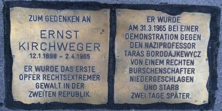 Vor 60 Jahren wurde der Kommunist Ernst Kirchweger erschlagen