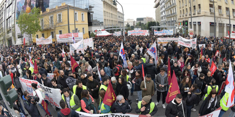Generalstreik und Massenproteste in Griechenland