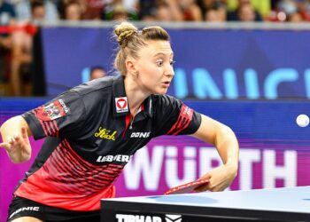 Polcanova Vizeweltmeisterin im Tischtennis-Doppel