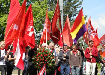 Gedenken zu 80 Jahren Befreiung des Konzentrationslagers Mauthausen