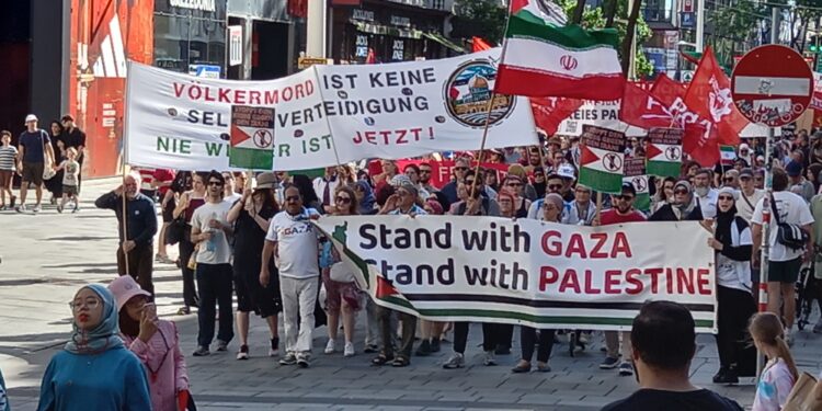 Starkes Zeichen der Solidarität mit Gaza