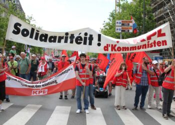 25.000 Menschen beteiligen sich an Sozialprotesten in Luxemburg