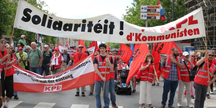 25.000 Menschen beteiligen sich an Sozialprotesten in Luxemburg