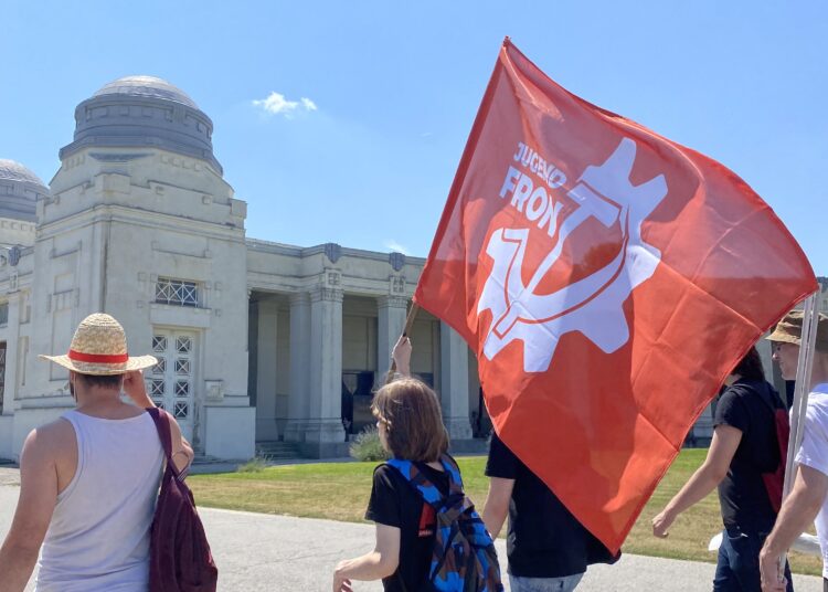 Jugendfront Wien erinnert an ermordete Widerstandskämpfer und verstorbene Kommunisten