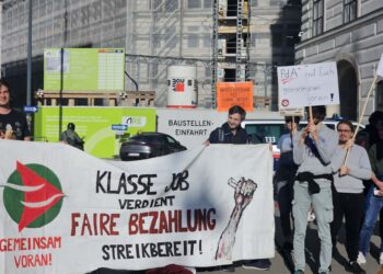 Kundgebung gegen Reallohnverluste und Gewerkschaftsversagen