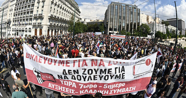 Kampf in Griechenland gegen Angriff auf Arbeitsrechte geht weiter