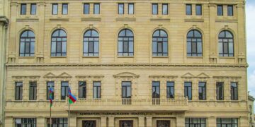 Frontseite Verfassungsgericht der Republik Aserbaidschan