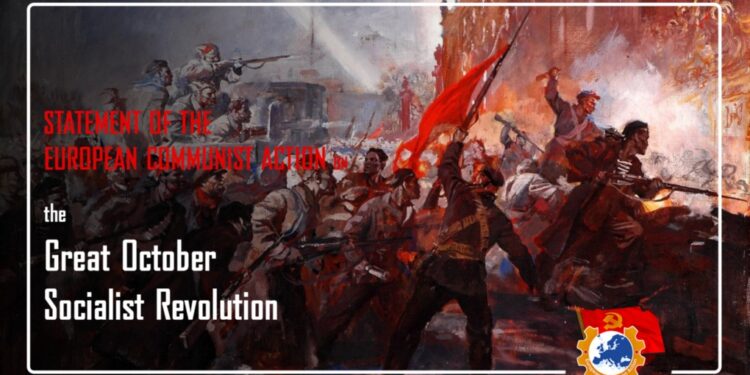 108 Jahre Oktoberrevolution: Europäische Kommunistische Aktion bekräftigt Kampf für Sozialismus