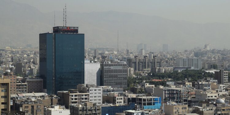 Die Hauptstadt Teheran von oben