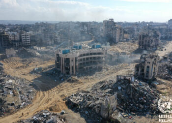 Zerstörung eines Krankenhauses in Gaza