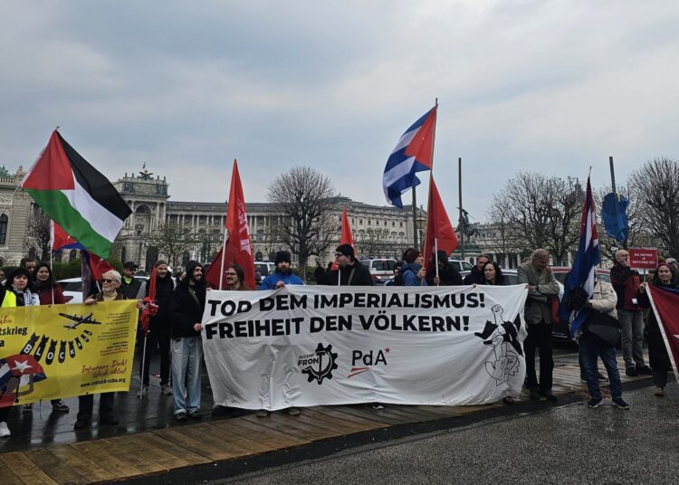 Wien: Nieder mit der Blockade! Solidarität mit&nbsp;Kuba!