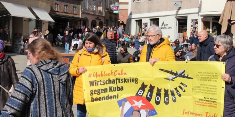 Salzburg: Solidarität mit&nbsp;Kuba!
