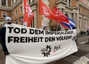 Solidarität mit Kuba: Demonstration in&nbsp;Wien