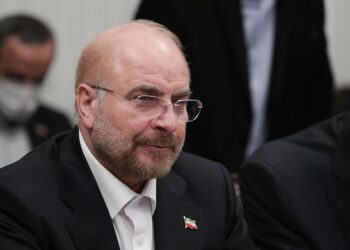 Parlamentspräsident Mohammad Bagher Ghalibaf