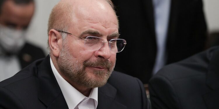 Parlamentspräsident Mohammad Bagher Ghalibaf