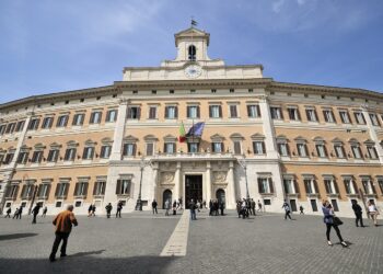 Der Palazzo Montecitorio in Rom