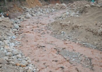 Folgen eines Erdrutschs