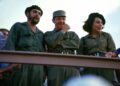 Ernesto Che Guevara, Raúl Castro und Vilma Espín