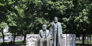 Denkmal von Karl Marx und Friedrich Engels